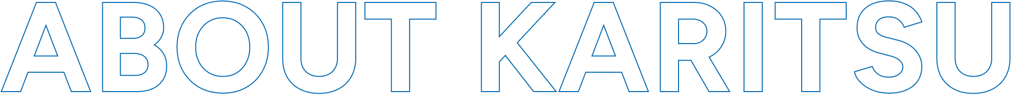 ABOUT KARITSU